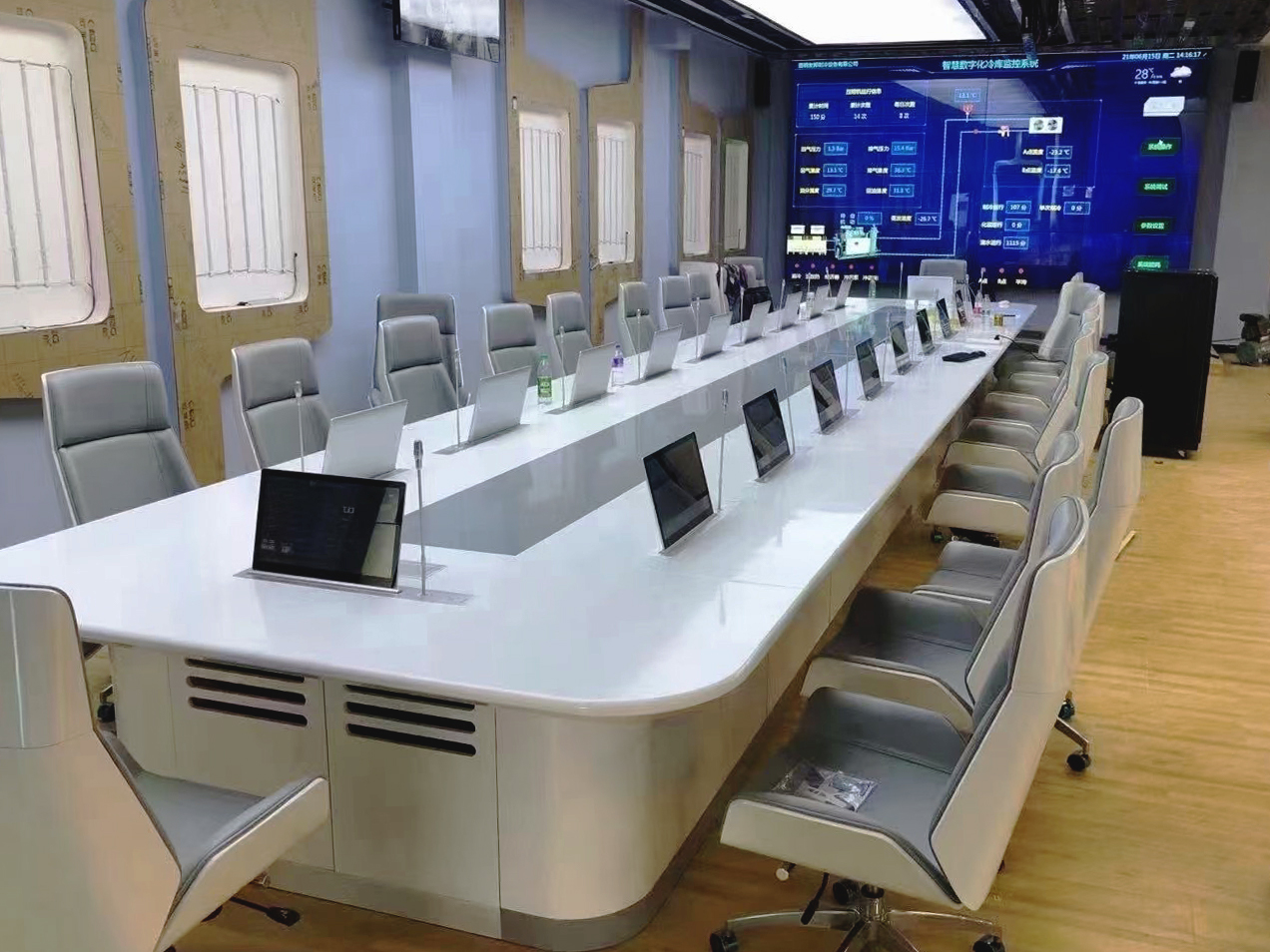 FUNINC华云思创无纸化、分布式会议系统应用于贵州某冷库制造企业