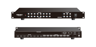 8进8出，HDMI 4K固化式无缝拼矩